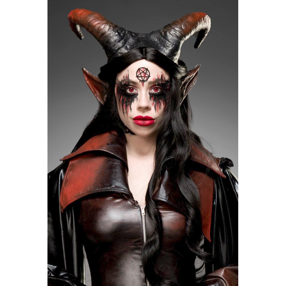 Mask Paradise - Demon Hörner Stirnband - Schwarz/Rot